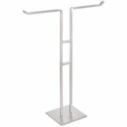 AmazonBasics Dual-Arm T-Bar Hand Towel Holder Rack