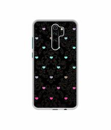 Amazon Brand - Solimo Designer Heart Texture UV Printed Soft Back Case Mobile Cover for Mi Redmi Note 8 Pro