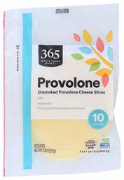 365 by Whole Foods Market, Cheese Slices, Provolone (10 Slices), 8 Ounce