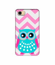 Amazon Brand - Solimo Designer Sky Blue Owl 3D Printed Hard Back Case Mobile Cover for Asus Zenfone 3S Max