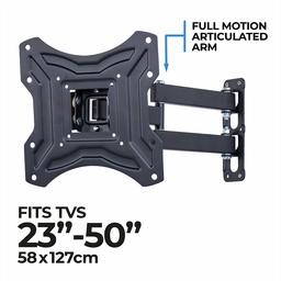 AmazonBasics Essentials Range Triple Arm Full Motion TV Wandmontage Volledig beweegbare 23-50