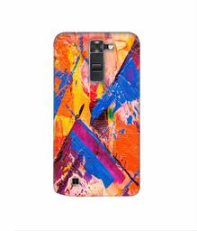 Amazon Brand - Solimo Designer Barfi Shape Multicolor Texture 3D Printed Hard Back Case Mobile Cover for LG K7