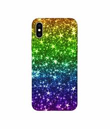 Amazon Brand - Solimo Designer Multicolor Stars 3D Printed Hard Back Case Mobile Cover for Apple iPhone Xs Max