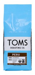 TOMS ROASTING CO Organic Peru Ground Coffee, 12 OZ