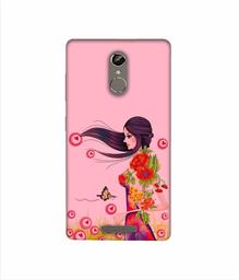 Amazon Brand - Solimo Designer Lady Vector Pattern 3D Printed Hard Back Case Mobile Cover for Gionee S6s