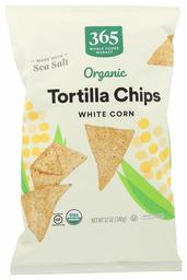 365 by Whole Foods Market, Organic Tortilla Chips, White Corn, 12 oz