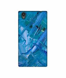 Amazon Brand - Solimo Designer Blue Paint 3D Printed Hard Back Case Mobile Cover for Sony Xperia L1