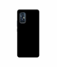 Amazon Brand - Solimo Designer Solid Black 3D Printed Hard Back Case Mobile Cover for Vivo V17