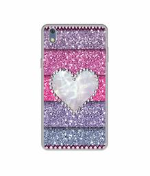 Amazon Brand - Solimo Designer Stone Heart UV Printed Soft Back Case Mobile Cover for Lyf Water 8