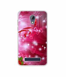 Amazon Brand - Solimo Designer Love UV Printed Soft Back Case Mobile Cover for Micromax Bharat 2 Plus