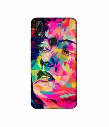 Amazon Brand - Solimo Designer Multicolor Lady Vector 3D Printed Hard Back Case Mobile Cover for Vivo Y83 Pro