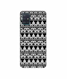 Amazon Brand - Solimo Designer Two Different Patterns 3D Printed Hard Back Case Mobile Cover for Samsung Galaxy A51