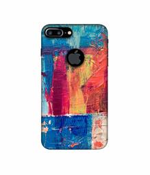 Amazon Brand - Solimo Designer Randam Color Mixing 3D Printed Hard Back Case Mobile Cover for Apple iPhone 7 Plus (Logo Cut)