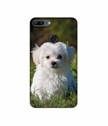 Amazon Brand - Solimo Designer White Dog UV Printed Soft Back Case Mobile Cover for Huawei Honor 9 Lite