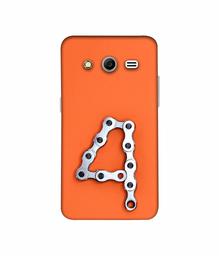 Amazon Brand - Solimo Designer Number Four 3D Printed Hard Back Case Mobile Cover for Samsung Galaxy Core 2 G355H