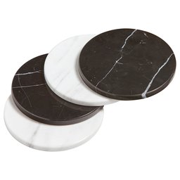 Amazon Brand - Rivet Modern Set of 4 Marble Coasters, 4