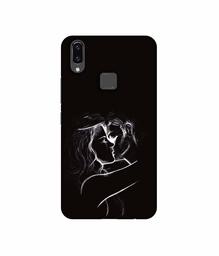 Amazon Brand - Solimo Designer Kissing Couple 3D Printed Hard Back Case Mobile Cover for Vivo V9 / V9 Pro