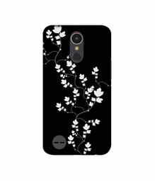 Amazon Brand - Solimo Designer Color Flowers UV Printed Soft Back Case Mobile Cover for LG K10 (2017)