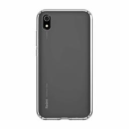 Amazon Brand - Solimo Transparent Case (Hard Back & Soft Bumper Cover) with 8 Foot Drop Porotection for Redmi 7A