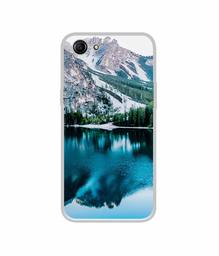 Amazon Brand - Solimo Designer Lake Mountain UV Printed Soft Back Case Mobile Cover for Oppo A83