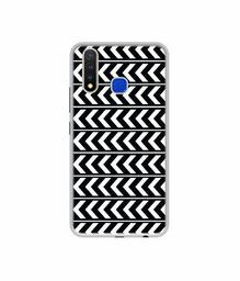 Amazon Brand - Solimo Designer Horizontal Arrow Texture UV Printed Soft Back Case Mobile Cover for Vivo U20