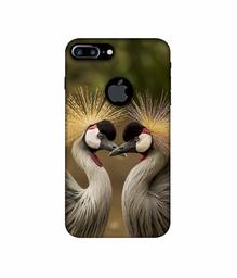 Amazon Brand - Solimo Designer Birds 3D Printed Hard Back Case Mobile Cover for Apple iPhone 7 Plus (Logo Cut)