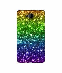 Amazon Brand - Solimo Designer Multicolor Stars 3D Printed Hard Back Case Mobile Cover for Microsoft Lumia 650