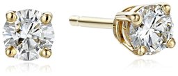 IGI Certified 14k Yellow Gold Lab Grown Diamond Stud Earrings (1/3cttw, I-J Color, SI1-SI2 Clarity)