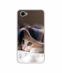 Amazon Brand - Solimo Designer Sleepy Kitten UV Printed Soft Back Case Mobile Cover for Oppo A3