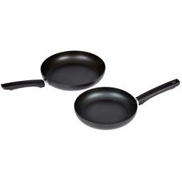 AmazonBasics Non Stick Induction Frying Pan Set, 24cm and 28cm