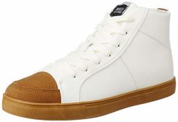 Amazon Brand - Inkast Denim Co. Men's White Synthetic Leather Sneakers-11 UK (45 EU) (12 US) (AK-IK-032)