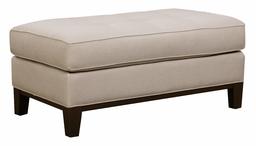 Amazon Brand – Stone & Beam Lyon Upholstered Ottoman, 45.5