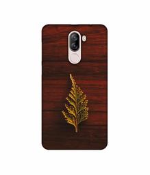 Amazon Brand - Solimo Designer Leaf on Wood UV Printed Soft Back Case Mobile Cover for iVooMi i1