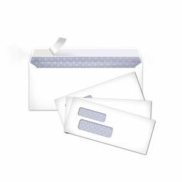 AmazonBasics #9 Envelopes with Peel & Seal, Double Window, Security Tinted, 500-Pack