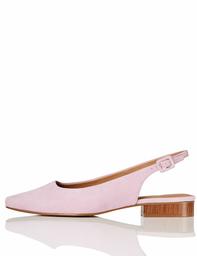 find. Women's Flat Slingback Chisel Toe, (Pastel Pink), 5 UK