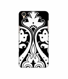 Amazon Brand - Solimo Designer S Shape Rangoli 3D Printed Hard Back Case Mobile Cover for Oppo F1 Plus