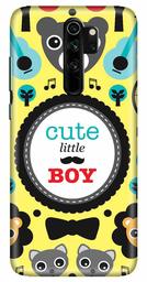 Amazon Brand - Solimo Designer Cute Little Boy Pattern 3D Printed Hard Back Case Mobile Cover for Xiaomi Redmi Note 8 Pro