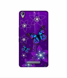 Amazon Brand - Solimo Designer Butterflies 3D Printed Hard Back Case Mobile Cover for Micromax Canvas Juice 3Plus Q394