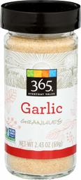 365 Everyday Value, gránulos de ajo, 2.43 oz