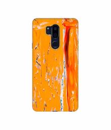 Amazon Brand - Solimo Designer Gold Yellow Paint 3D Printed Hard Back Case Mobile Cover for LG G7 ThinQ