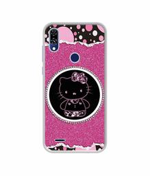 Amazon Brand - Solimo Designer Kitty with Glitter UV Printed Soft Back Case Mobile Cover for Gionee F10