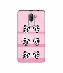 Amazon Brand - Solimo Designer Panda Pattern UV Printed Soft Back Case Mobile Cover for iVooMi i1