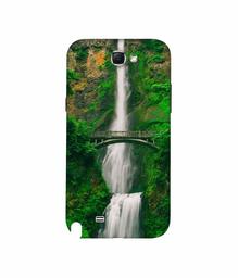 Amazon Brand - Solimo Designer Waterfall 3D Printed Hard Back Case Mobile Cover for Samsung Galaxy Note 2 N7100