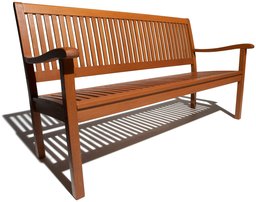 Strathwood Basics Gartenbank 3-Sitzer aus Holz dichten (wetterfest)