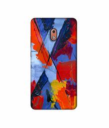 Amazon Brand - Solimo Designer X Multicolor Texture 3D Printed Hard Back Case Mobile Cover for Nokia 2.1