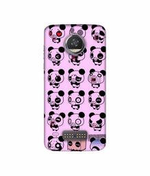 Amazon Brand - Solimo Designer Panda Experation 3D Printed Hard Back Case Mobile Cover for Moto Z2 Play