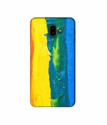 Amazon Brand - Solimo Designer Multicolor Line Color On Canvas 3D Printed Hard Back Case Mobile Cover for Samsung Galaxy J6 Plus