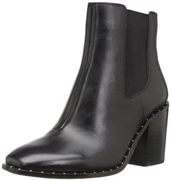 Amazon Brand - The Fix Women's Dixon Square-Toe Stud Ankle Boot, Black, 11 B US