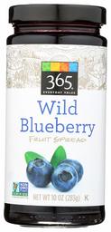 365 Everyday Value, Wild Blueberry Fruit Spread, 10 oz