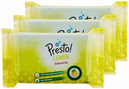 Amazon Brand - Presto! Dishwash Bar - 200 g (Pack of 3)